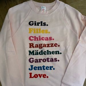 unworn Jcrew x Girls Inc Sweatshirt